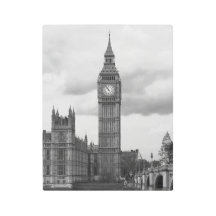 Big Ben Black & White Wall Art