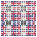 Big Ben, British Flag fabric trendy United Kingdom