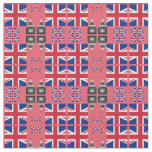 Big Ben, British Flag fabric trendy United Kingdom
