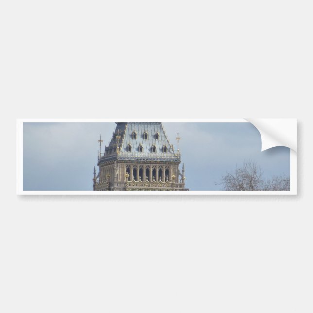 Big Ben Clock Bumper Sticker (Front)
