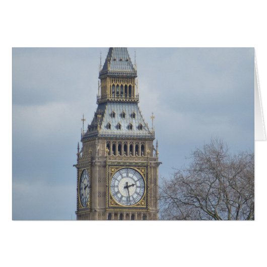 Big Ben Clock Cards (Front Horizontal)