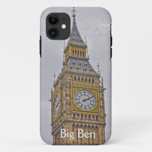 Big Ben Clock, Elizabeth Tower, London England iPhone 11 Case