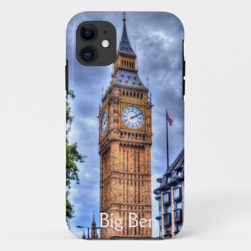 Big Ben Clock Elizabeth Tower London England iPhone 11 Case
