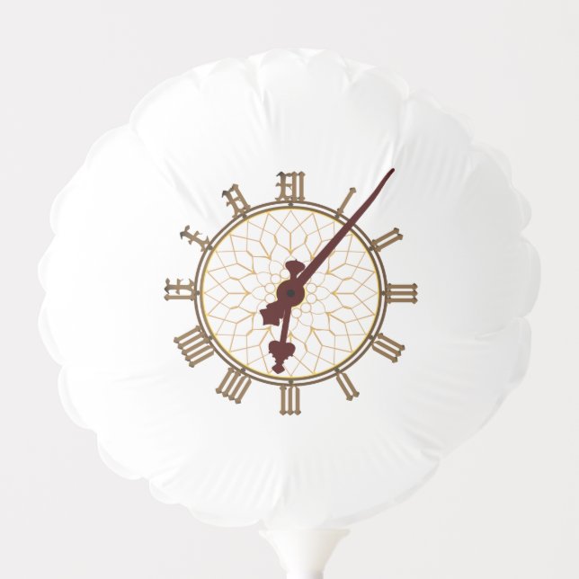 Big Ben Clock Face And Hands Detail Balloon (Front)