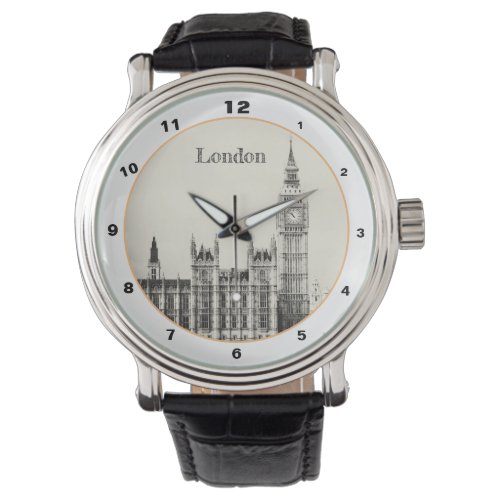 Big Ben Clock  London Westminster vintage UK Watch