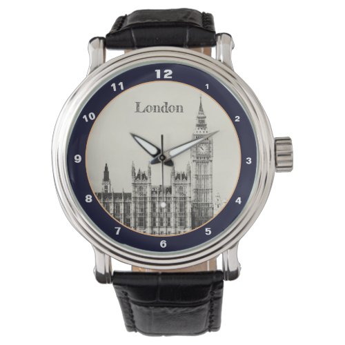 Big Ben Clock  London Westminster vintage UK Watch
