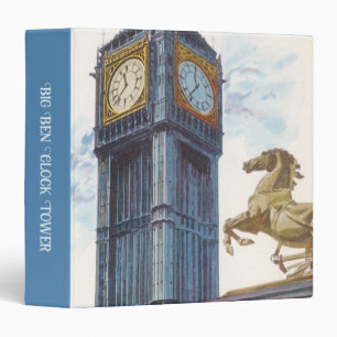 Big Ben Clock Tower at the Palace of Westminster 3 Ring Binder