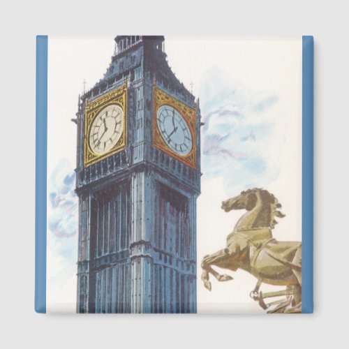 Big Ben Clock Tower at the Palace of Westminster Magnet