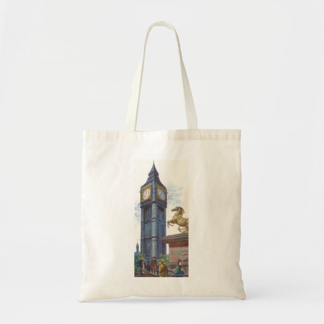 Big Ben Clock Tower at the Palace of Westminster Tote Bag (Front)