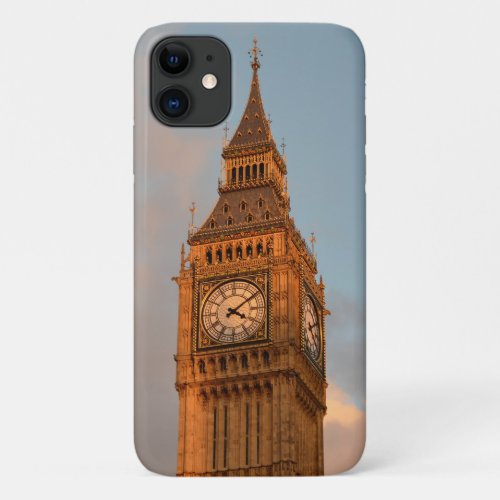 Big Ben clock tower in London iPhone 11 Case