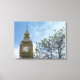 Big Ben Clock Tower London England Canvas Print