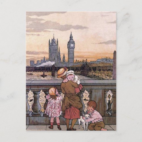 Big Ben Clock Tower London Postcard