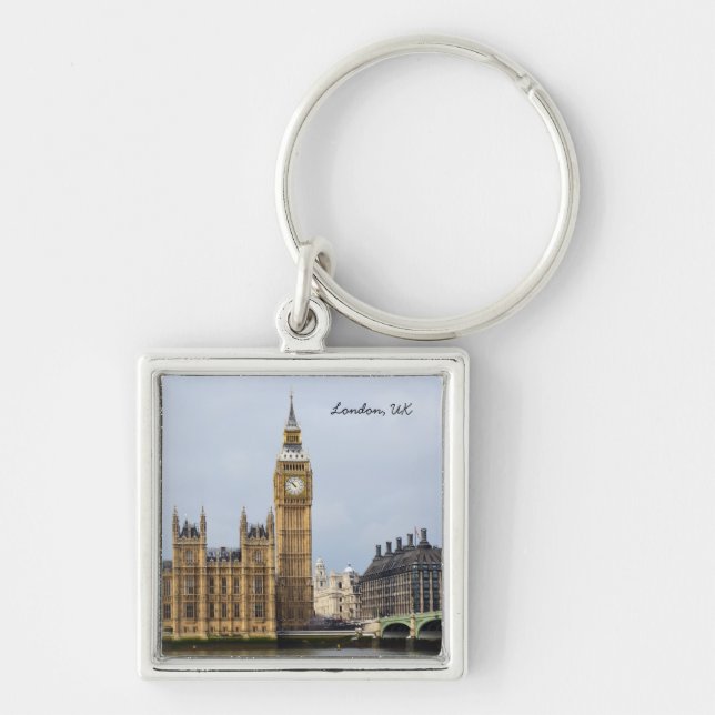 Big Ben Clock Tower, Westminster - London (England Keychain (Front)