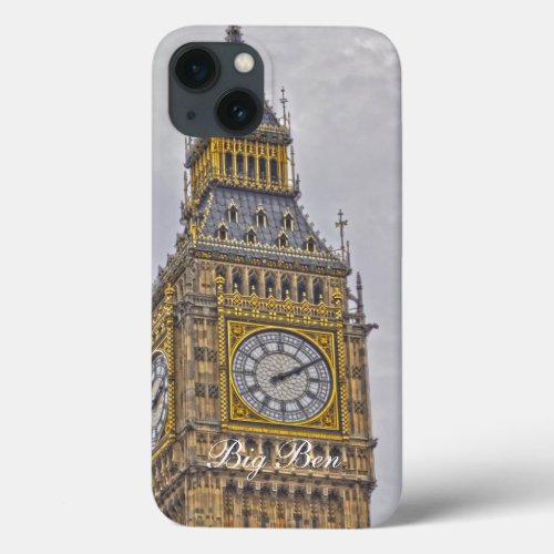Big Ben Clock Westminster London England iPhone 13 Case