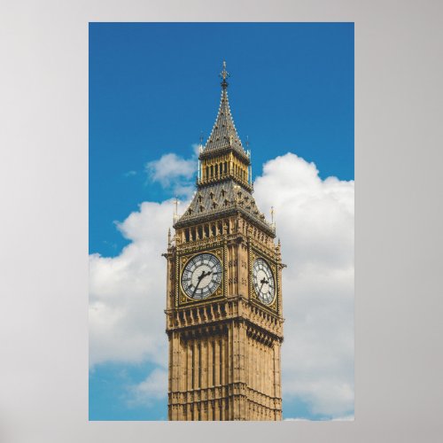 Big Ben Cultural landmark in London England Poster