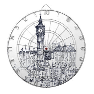 Big Ben Dart Board