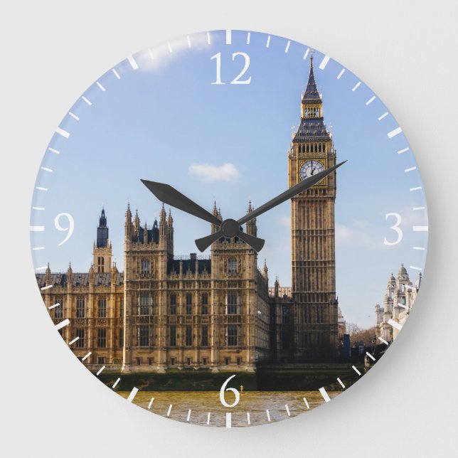 Big Ben, Houses of Parliament, London UK Large Clock (Front)