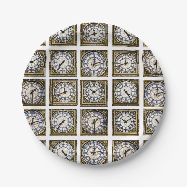 Big Ben image for Paper Plate (Front)