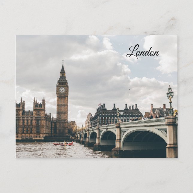 Big Ben in London Postcard (Front)