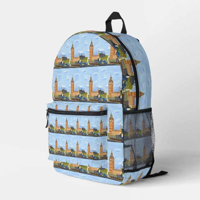 Big Ben London Backpack  (Back Corner Right)
