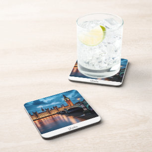 Big Ben, London. Beverage Coaster