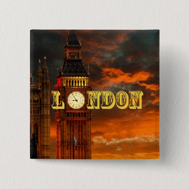 BIG BEN LONDON BUTTON (Front)