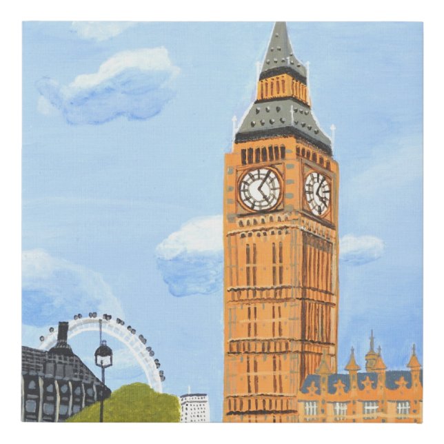 Big Ben London Canvas Art  (Front)