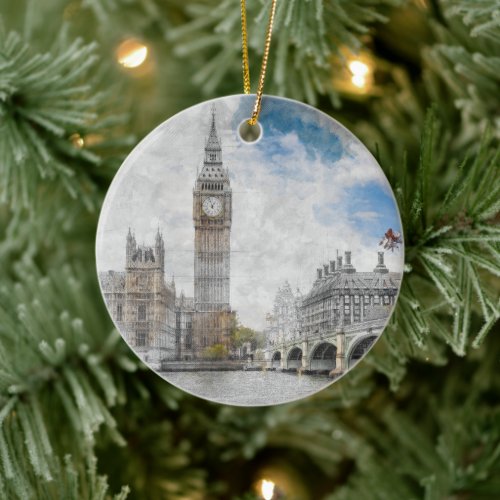 Big Ben London Ceramic Ornament – UK Travel
