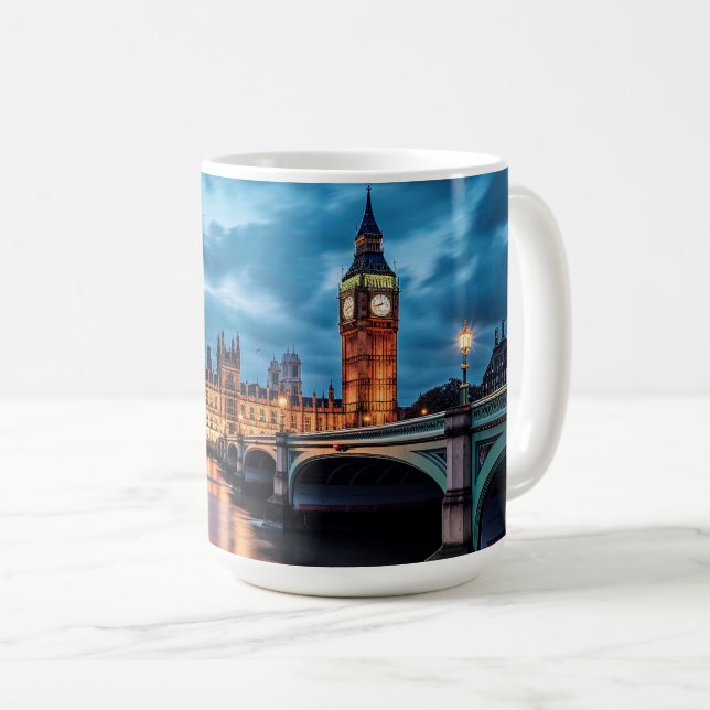 Big Ben, London. Coffee Mug (Front Right)