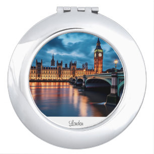 Big Ben, London. Compact Mirror