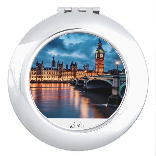 Big Ben, London. Compact Mirror (Front)