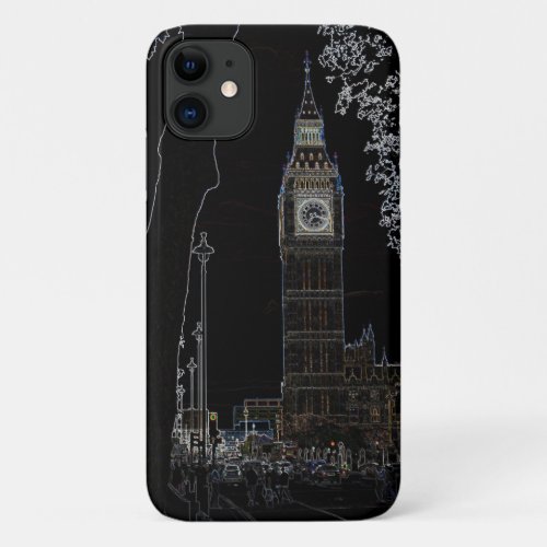 Big Ben London England Colorful iPhone 11 Case