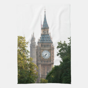 Big Ben London England Kitchen Towel