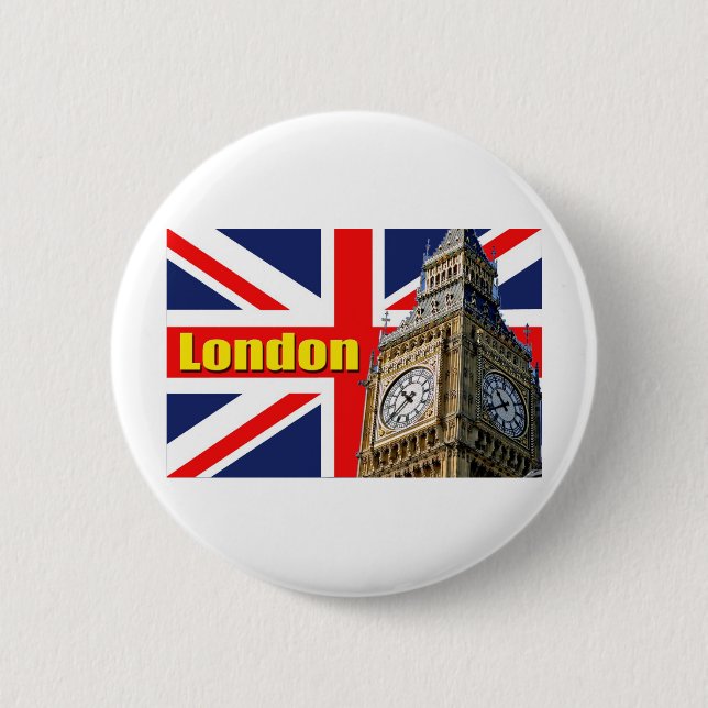 Big Ben - London - England Pinback Button (Front)