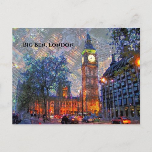 Big Ben London England Postcard