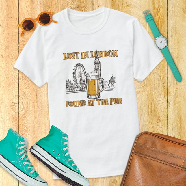 Big Ben London Eye UK Pub Life British Souvenir T-Shirt (Creator Uploaded)