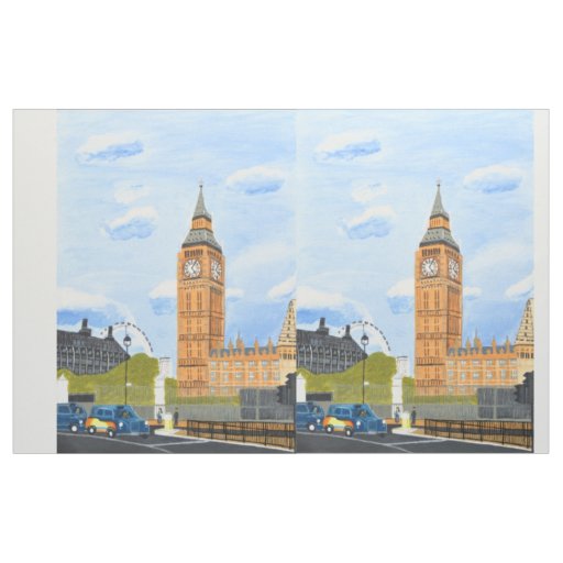 Big Ben London Fabric 