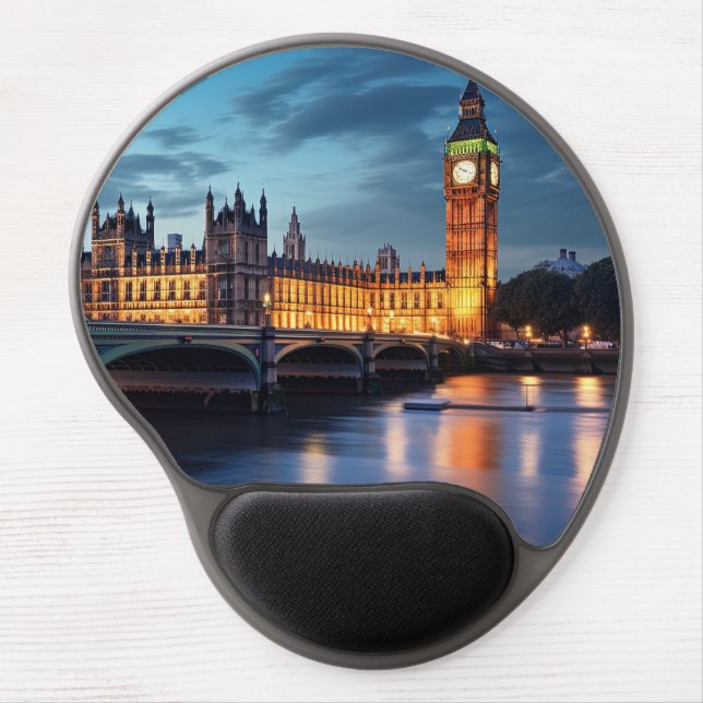 Big Ben, London. Gel Mouse Pad (Front)