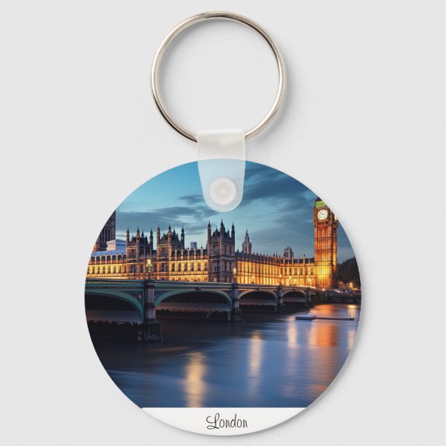 Big Ben, London. Keychain (Front)