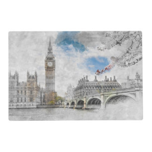 Big Ben London Placemat – Iconic UK Travel Land
