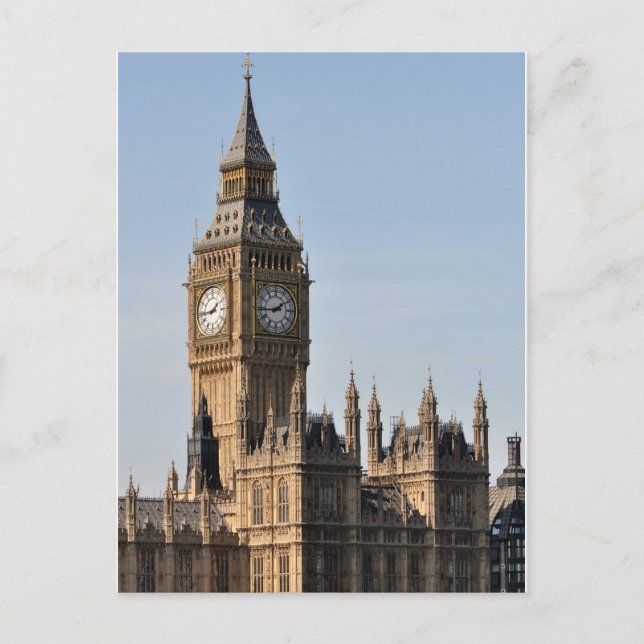 Big Ben London Postcard (Front)
