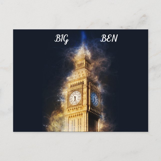 Big Ben London Postcard (Front)