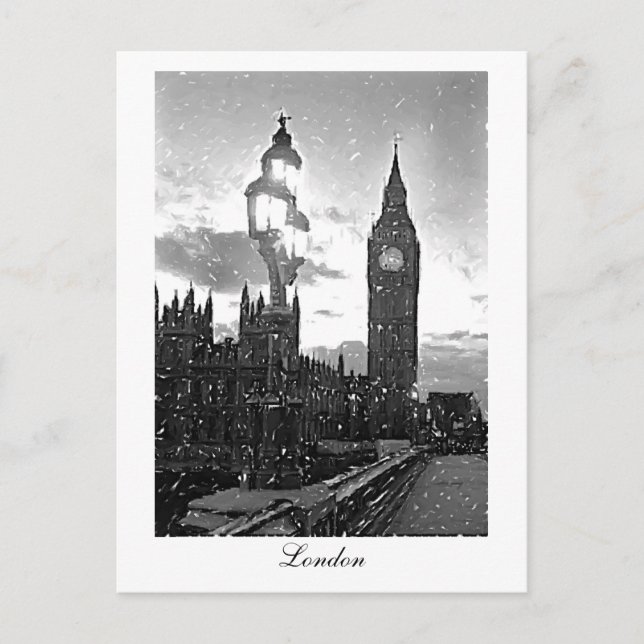 Big Ben, London Postcard (Front)