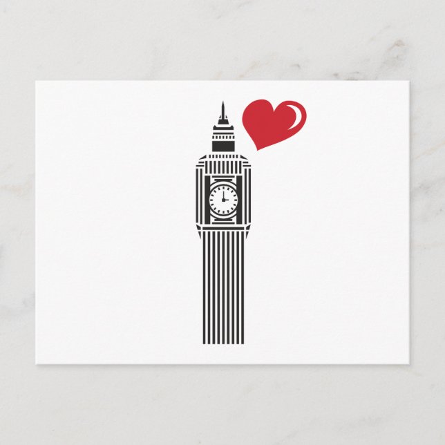 BIG BEN LONDON POSTCARD (Front)