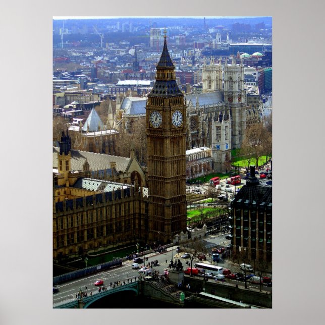 Big Ben, London Poster (Front)