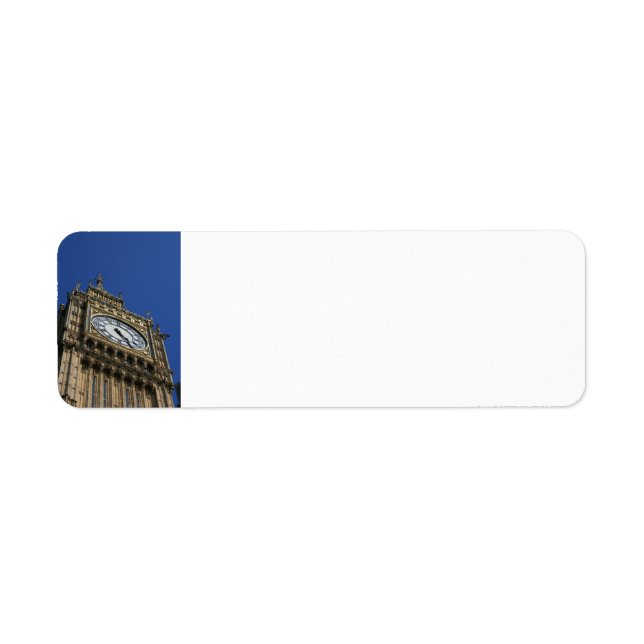 Big Ben - London Return Address Labels (Front)