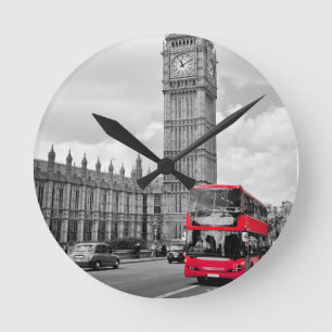 Big Ben London Round Clock