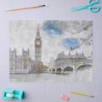 Big Ben London Tissue Paper – UK Souvenir Gift