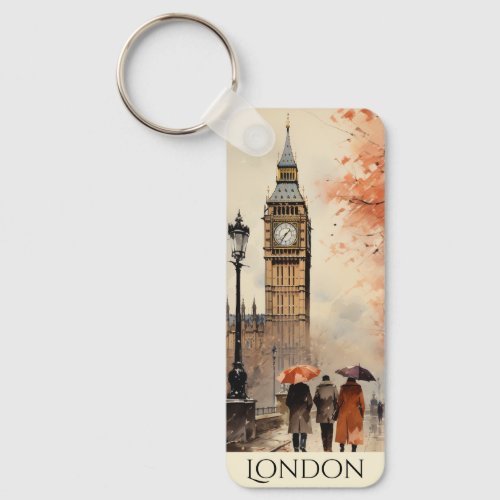 Big Ben  London  UK Parliament Keychain