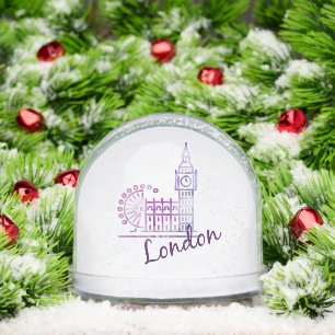 Big Ben London UK Travel – Iconic British Landmark Snow Globe